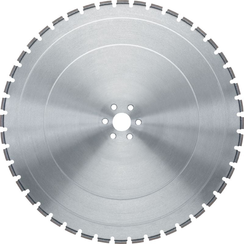 SP M/H Wall saw Blade (60H: fits on Hilti and Husqvarna®) Premium wall saw blade (15-20 kW) for balanced performance in reinforced concrete (60H arbor fits on Hilti wall saws)