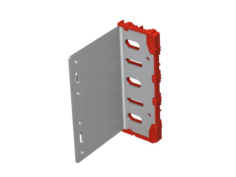 MFT-VSI L Brackets Large stainless steel brackets with pre-mounted isolator for installing ventilated façades on buildings with high thermal efficiency and fire compliance requirements
