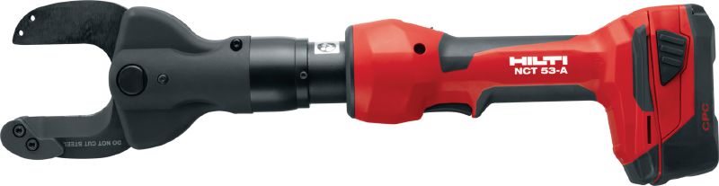 NCT 53-A Cu/Al cable cutter Cordless inline copper and aluminium cable cutter with high cutting capacity up to 2 / 50 mm diameter