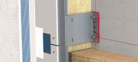 FOX VI L Bracket Versatile wall bracket for installing ventilated façade substructures Applications 14