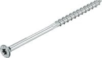 S-WCP-Z Structural timber screw, countersunk head with partial thread Timber screw with countersunk head and partial thread offers secure and convenient fastening in wood with an attractive finish