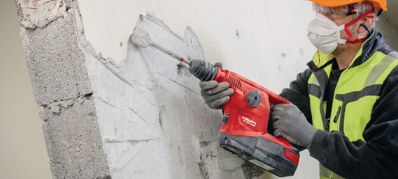 TE 300-A36 SDS Plus breaker Light SDS Plus (TE-C) cordless demolition hammer for surface corrections on concrete and masonry Applications 1