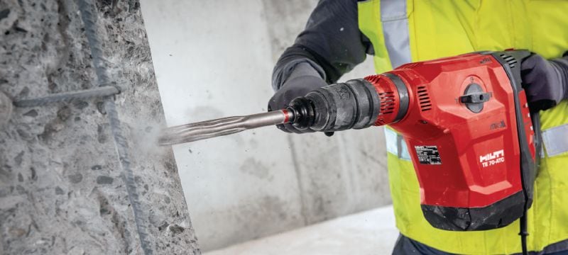 TE 70-ATC/AVR Rotary hammer Very powerful SDS Max (TE-Y) rotary hammer for heavy-duty drilling and chiselling in concrete Applications 1