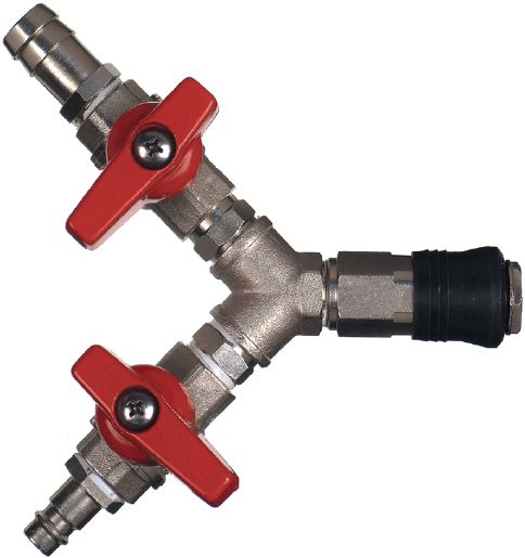 Y-piece water valve 