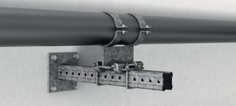 MIC-C90-DH bracket hot-dip galvanised (HDG) box profile bracket for connections to concrete in heavy-duty applications Applications 1