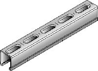 MM-C-36 Galvanised 36 mm high MM strut channel for light- to medium-duty applications