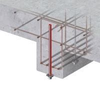 HIT-Shear strengthening kit Structural strengthening kit for shear deficient concrete, including HIT-RE 500 V4 epoxy mortar and installation instructions Applications 1