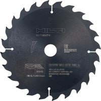 Wood circular plunge saw blade Top-performance circular plunge saw blade for wood, with carbide teeth to cut faster, last longer and maximise your productivity with cordless plunge saws