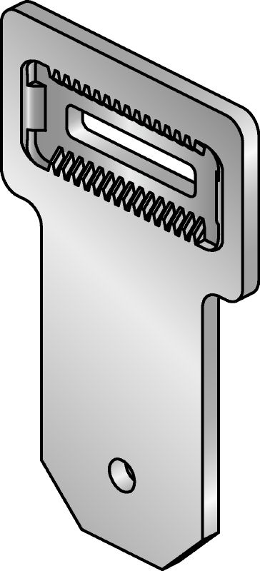 MIC-U-MA Hot-dip galvanised (HDG) multi-angle connector used with MIC-MAH connectors for fastening MI girders to one another at an angle
