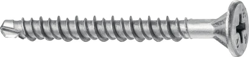 S-PS01S / S-PD01S Self-drilling facade screws Stainless steel (A2) self-drilling screw for cladding of rendering boards to aluminium/wood façade profiles