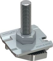 MQA-ST pipe clamp saddle Galvanised pre-assembled pipe clamp saddle for quick connection to MQ strut channels