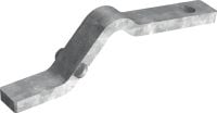 MIC-MI/MQ M8 Hot-dip galvanised (HDG) connector for fastening MQ strut channels parallel to MI girders