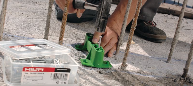 X-HN Hand-drive concrete nails Hand-drive nail for use on concrete Applications 1