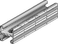 MQ-21 D-R C-Channel profile Stainless steel (A4) double C-Channel profile for medium-duty applications