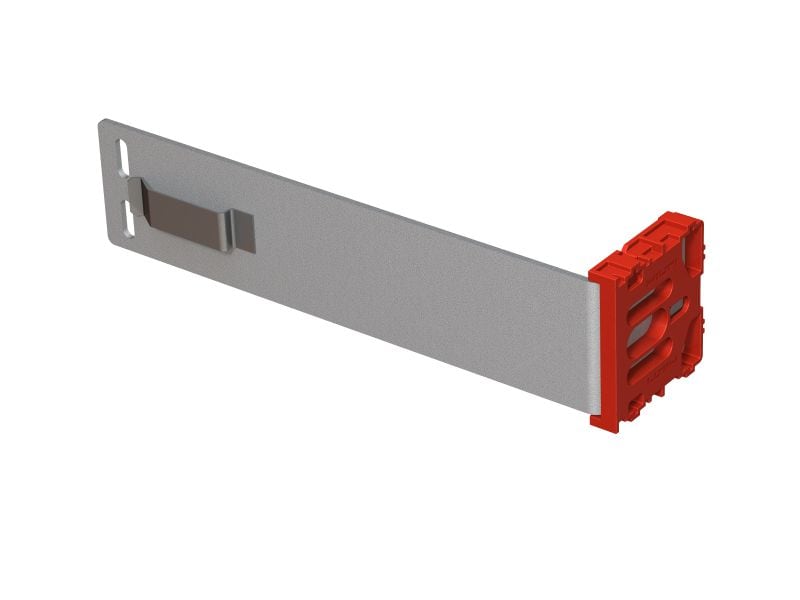 MFT-VSI S Brackets Small stainless steel bracket with pre-mounted isolator for installing ventilated façades on buildings with high thermal efficiency and fire compliance requirements