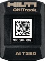 AI T380 Robust smart tag to connect construction equipment with the Hilti ON!Track asset management system – simplifying the inventory process and tracking all your tools/equipment