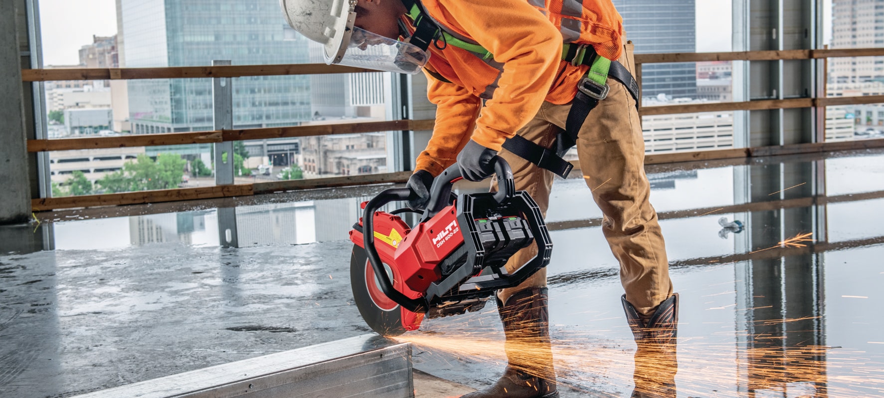 Hilti electric clearance concrete saw