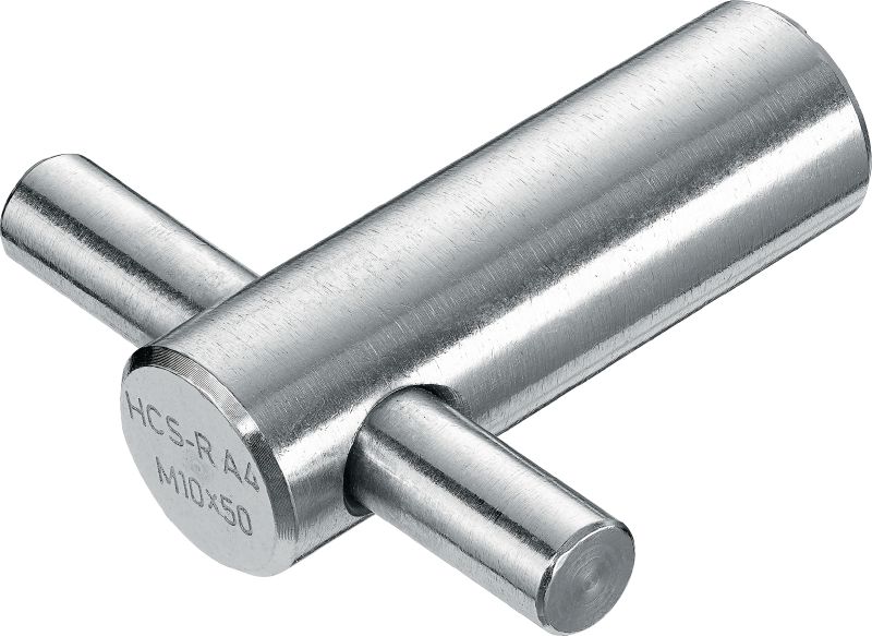 HCX-R stainless cast-in socket Cast-in socket (stainless steel)