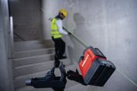 PM 20-CG 12V Plumb and cross line laser Green beam combi-laser with 2 queues and 4 points for plumbing, leveling, aligning and squaring (12V battery platform) Applications 2