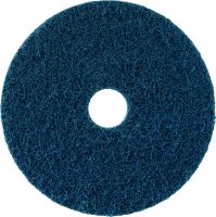 AN-D SPX Non-woven discs without backing Ultimate non-woven grinding discs for finishing stainless steel, aluminium and other metals. These discs require an additional backing pad.