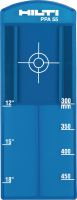 Target plate PPA 55 (CM/IN) 