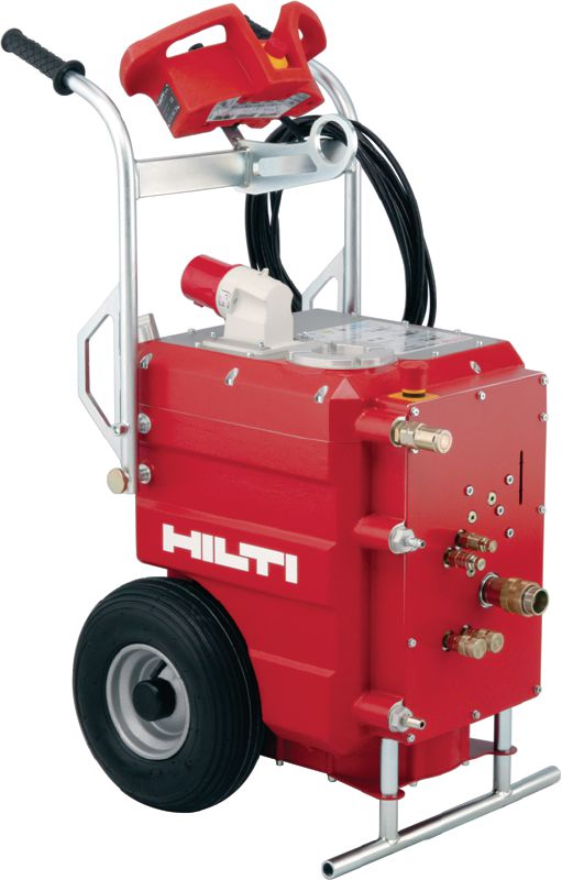 D-LP 32 Hydraulic unit Electrically powered hydraulic unit for use with the DS TS32/LP32 sawing head