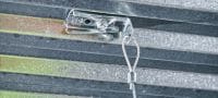 X-MW MX wire hanger system Wire hanger system for spiral HVAC ducting and lighting applications, installed using battery-actuated fastening tools Applications 6