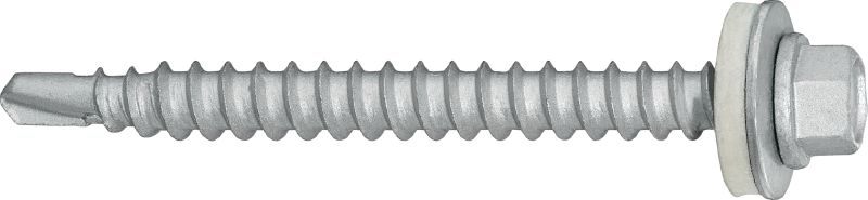 S-MDW51C Self-drilling metal screws Self-drilling screw (duplex coated carbon steel) with washer for fastening steel and aluminium to wood