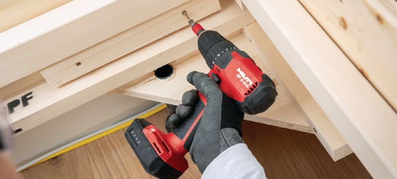 SF 2-A12 Cordless drill driver Subcompact-class 12V brushless drill driver for when you need access, low weight and high control Applications 1