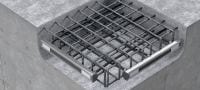 HAC-V Front-of-slab reinforcing bar channel cast-in anchor channels for front-of-slab applications Applications 2