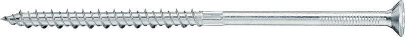 S-WCP-Z Structural timber screw, countersunk head with partial thread Timber screw with countersunk head and partial thread offers secure and convenient fastening in wood with an attractive finish