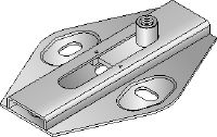MSG 1,0 Premium galvanised slide connector for light-duty heating and refrigeration applications