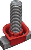 MT-THB OC T-head bolt T-head bolt for fastening connectors and other construction elements into the mounting slot of MT Seamless Box Profiles in moderately corrosive environments