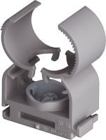 X-FC MX Multi clip Adjustable conduit clamp optimized for collated nails and compatible with a wide variety fastening methods, base materials, and conduit diameters